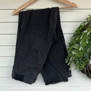 Abercrombie & Fitch 90s Grunge Black Straight Jeans size 31